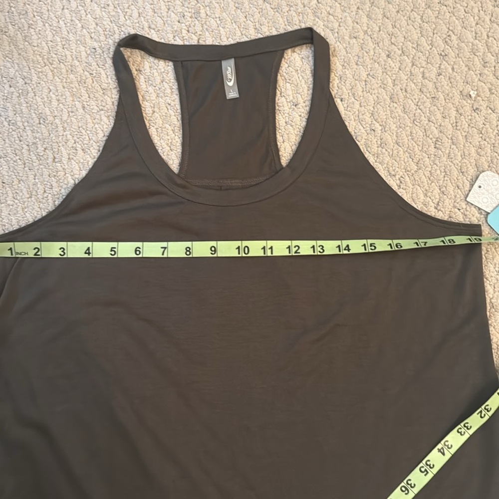 MTA Sport Olive Green Tank Top - Picture 5 of 9